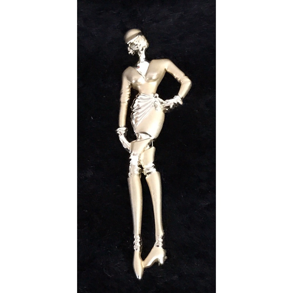 City Girl Brooch pin Figural Woman Brooch fashion